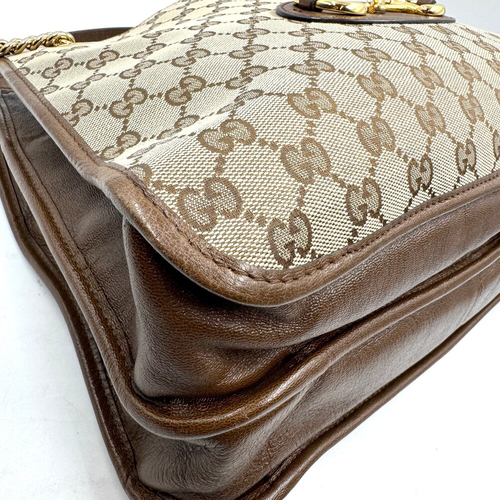 Pre-Owned Gucci Beige/Brown Gg Canvas #236167G14B - Picture 6 of 15